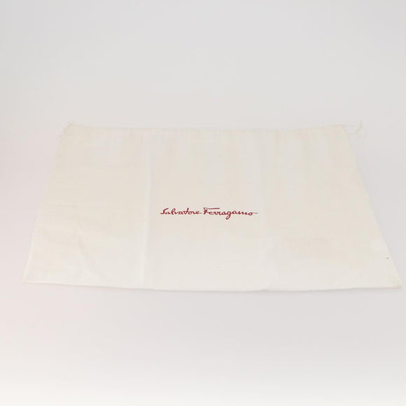 Salvatore Ferragamo Dust Bag Cotton 10 sheets set White Auth 174731