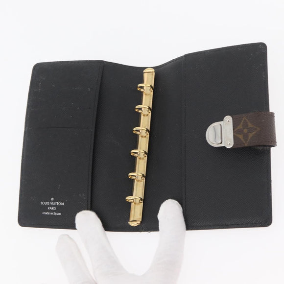 LOUIS VUITTON Monogram Agenda Koala PM Day Planner Cover R21012 LV Auth 174733
