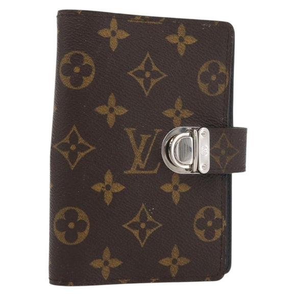 LOUIS VUITTON Monogram Agenda Koala PM Day Planner Cover R21012 LV Auth 174733
