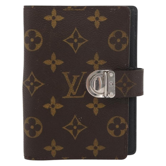 LOUIS VUITTON Monogram Agenda Koala PM Day Planner Cover R21012 LV Auth 174733
