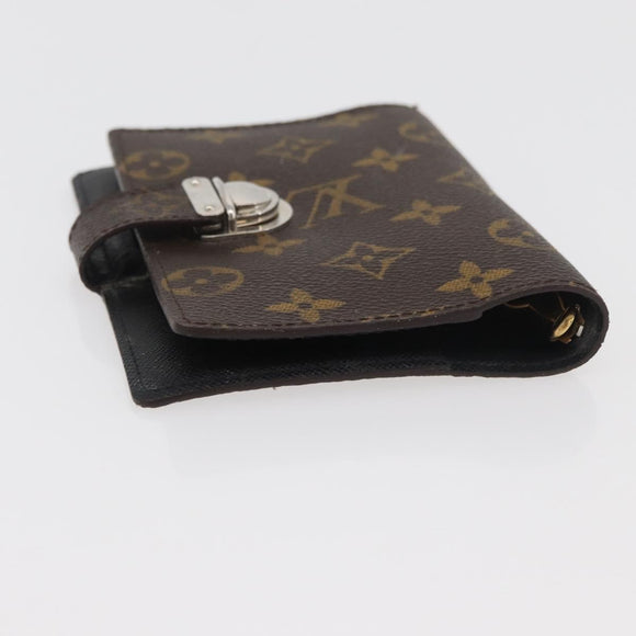 LOUIS VUITTON Monogram Agenda Koala PM Day Planner Cover R21012 LV Auth 174733