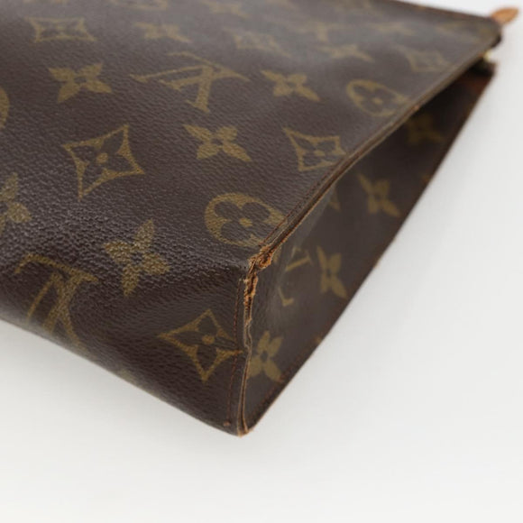 LOUIS VUITTON Monogram Poche Toilette 26 Pouch M47542 LV Auth 174734
