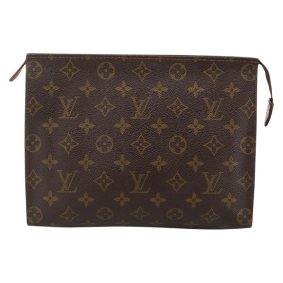 LOUIS VUITTON Monogram Poche Toilette 26 Pouch M47542 LV Auth 174734