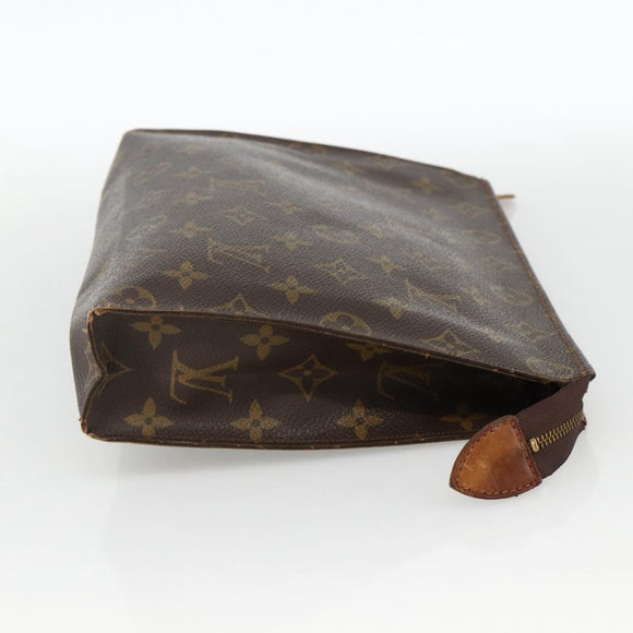 LOUIS VUITTON Monogram Poche Toilette 26 Pouch M47542 LV Auth 174734