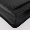 LOUIS VUITTON Epi Serie Dragonne Clutch Bag Black Noir M52612 LV Auth 174735-15