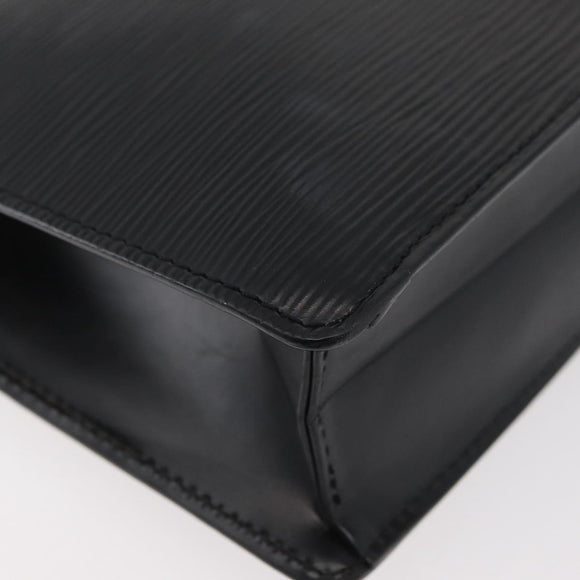 LOUIS VUITTON Epi Serie Dragonne Clutch Bag Black Noir M52612 LV Auth 174735