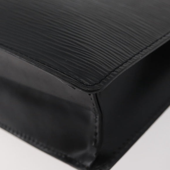 LOUIS VUITTON Epi Serie Dragonne Clutch Bag Black Noir M52612 LV Auth 174735