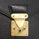 LOUIS VUITTON Epi Serie Dragonne Clutch Bag Black Noir M52612 LV Auth 174735-18