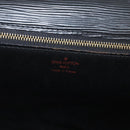 LOUIS VUITTON Epi Serie Dragonne Clutch Bag Black Noir M52612 LV Auth 174735-20