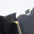 LOUIS VUITTON Epi Serie Dragonne Clutch Bag Black Noir M52612 LV Auth 174735-10