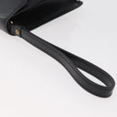 LOUIS VUITTON Epi Serie Dragonne Clutch Bag Black Noir M52612 LV Auth 174735-7
