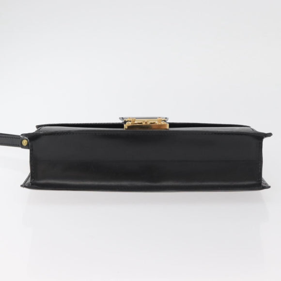 LOUIS VUITTON Epi Serie Dragonne Clutch Bag Black Noir M52612 LV Auth 174735