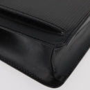 LOUIS VUITTON Epi Serie Dragonne Clutch Bag Black Noir M52612 LV Auth 174735-14