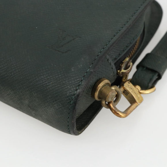 LOUIS VUITTON Taiga Baikal Clutch Bag Epicea M30184 LV Auth 174736