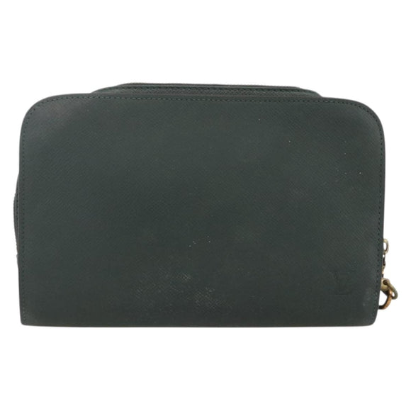 LOUIS VUITTON Taiga Baikal Clutch Bag Epicea M30184 LV Auth 174736