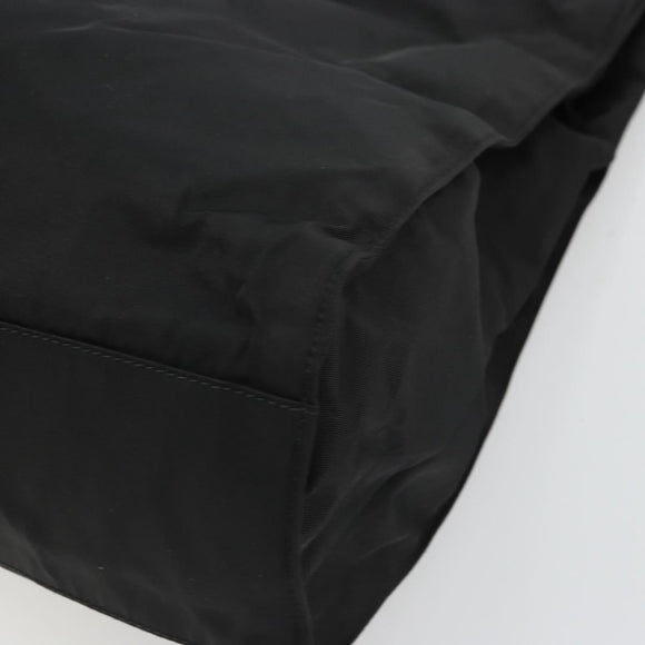 PRADA Tote Bag Nylon Black Auth 174737