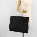 PRADA Tote Bag Nylon Black Auth 174737-23