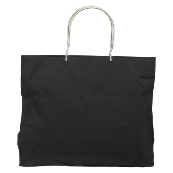 PRADA Tote Bag Nylon Black Auth 174737
