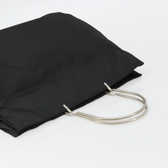 PRADA Tote Bag Nylon Black Auth 174737