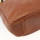 GUCCI Bamboo Hand Bag Leather 2way Brown Gold 001 123 1638 Auth 174741-10