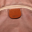 GUCCI Bamboo Hand Bag Leather 2way Brown Gold 001 123 1638 Auth 174741-18