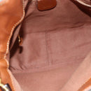 GUCCI Bamboo Hand Bag Leather 2way Brown Gold 001 123 1638 Auth 174741-11
