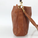 GUCCI Bamboo Hand Bag Leather 2way Brown Gold 001 123 1638 Auth 174741-3