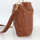 GUCCI Bamboo Hand Bag Leather 2way Brown Gold 001 123 1638 Auth 174741-4