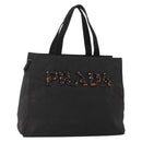PRADA Tote Bag Nylon Black Auth 174743A-1
