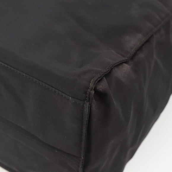 PRADA Tote Bag Nylon Black Auth 174743A