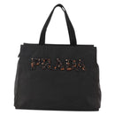 PRADA Tote Bag Nylon Black Auth 174743A-13