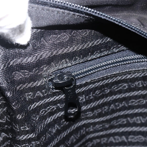 PRADA Tote Bag Nylon Black Auth 174743A