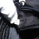 PRADA Tote Bag Nylon Black Auth 174743A-12