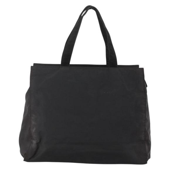 PRADA Tote Bag Nylon Black Auth 174743A