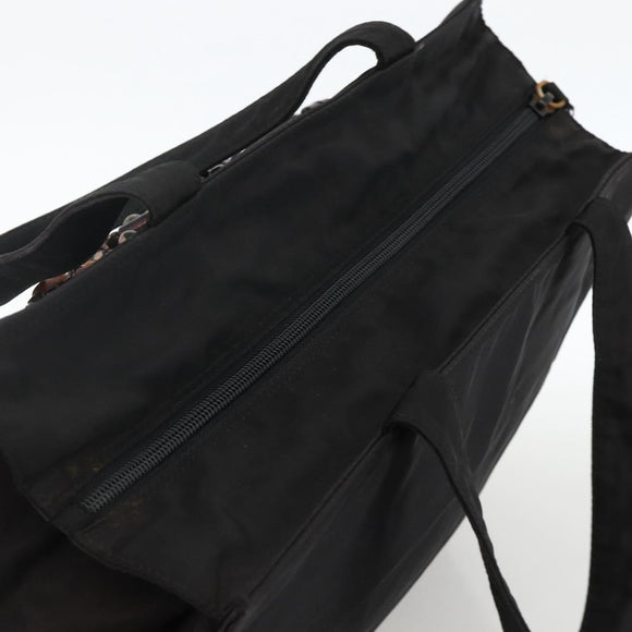 PRADA Tote Bag Nylon Black Auth 174743A