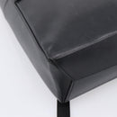 FENDI Backpack Leather Black Silver Auth 174752-11
