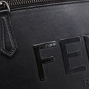 FENDI Backpack Leather Black Silver Auth 174752-15