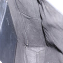 FENDI Backpack Leather Black Silver Auth 174752-21