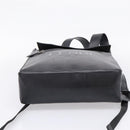 FENDI Backpack Leather Black Silver Auth 174752-9