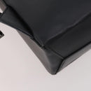 FENDI Backpack Leather Black Silver Auth 174752A-18