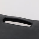 FENDI Backpack Leather Black Silver Auth 174752A-14