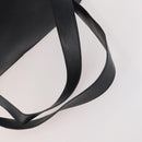 FENDI Backpack Leather Black Silver Auth 174752A-7