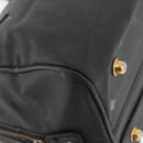 MCM Vicetos Logogram Hand Bag PVC Black Gold Auth 174753-10