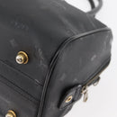 MCM Vicetos Logogram Hand Bag PVC Black Gold Auth 174753-13