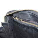 MCM Vicetos Logogram Hand Bag PVC Black Gold Auth 174753-20