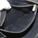 MCM Vicetos Logogram Hand Bag PVC Black Gold Auth 174753-21