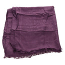 BVLGARI Logo Mania Scarf Silk Purple Auth 174756A-1