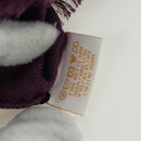 BVLGARI Logo Mania Scarf Silk Purple Auth 174756A-11