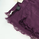 BVLGARI Logo Mania Scarf Silk Purple Auth 174756A-4