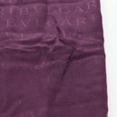 BVLGARI Logo Mania Scarf Silk Purple Auth 174756A-6